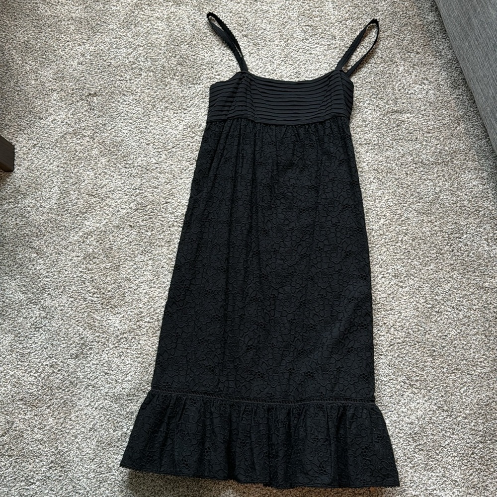 Juicy Couture Black Eyelet Dress